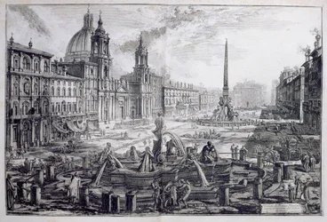 The Piazza Navona, from 